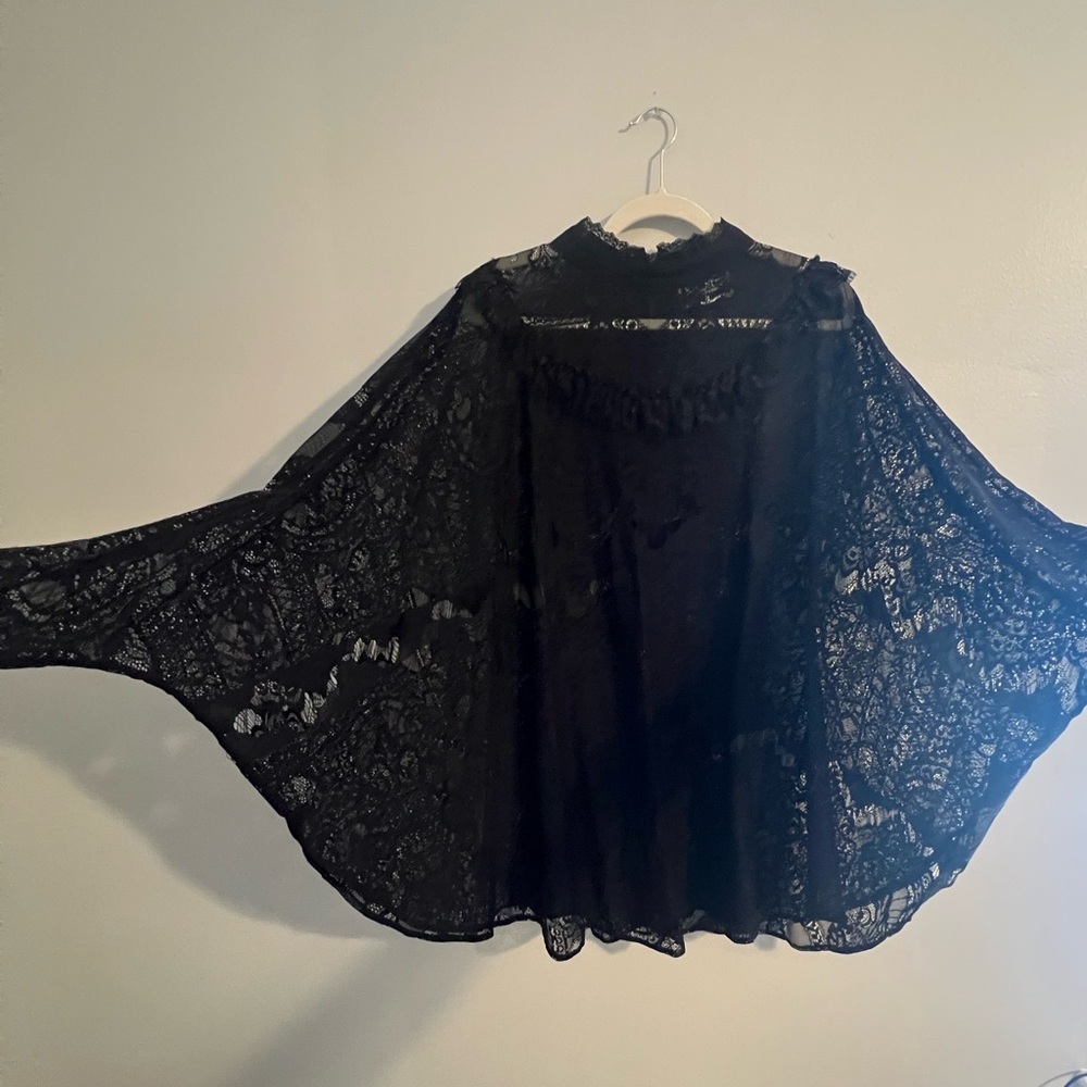 Killstar Black Lace Detail mini dress